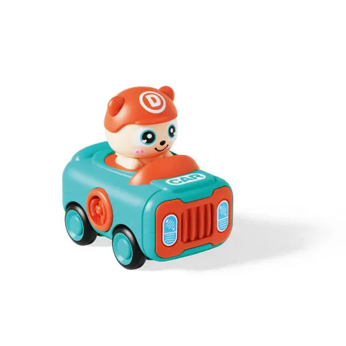 Whistle Cute Toy Car Press And Go Car Toys Whistle Bb Sound Cartoon Vehicle Toy