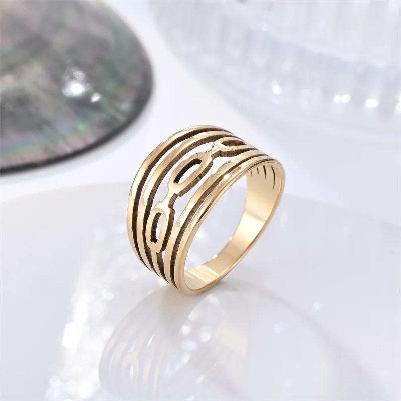 Wholesale Mixed Women Finger Rings Set Wedding Engagement Jewelry Bulk Lot Men Stainless Steel Ring