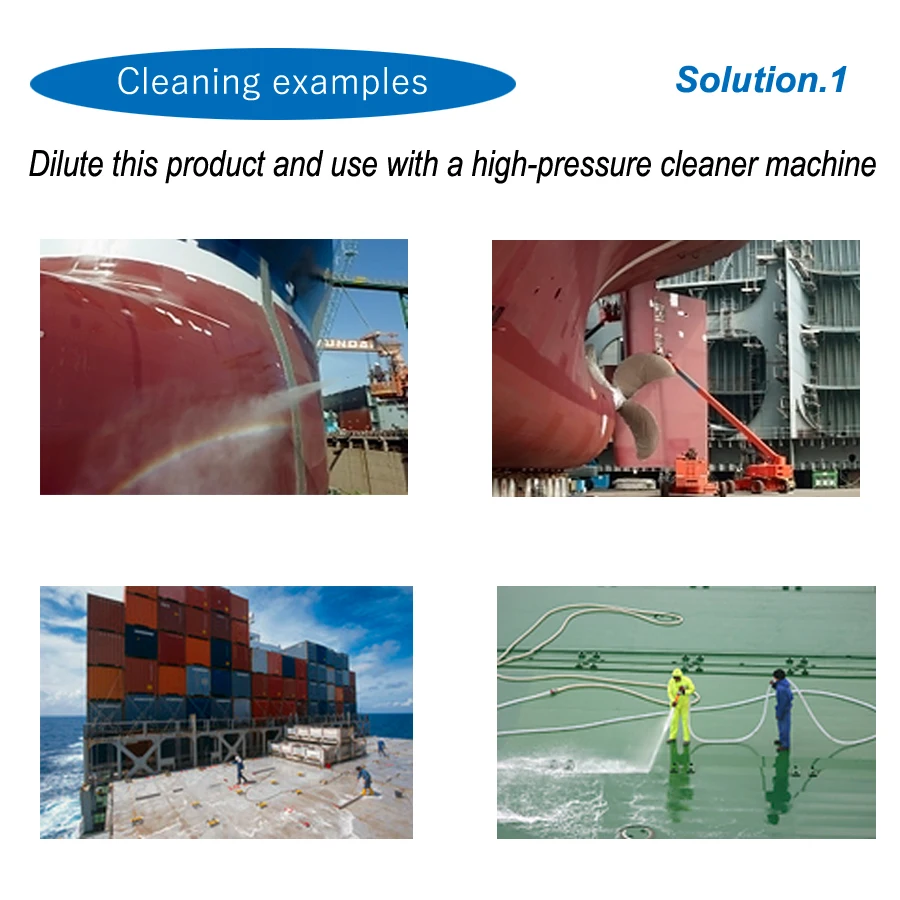 Plant-based multi purpose cleaning products for ship [MARINE SAFE(SC)]