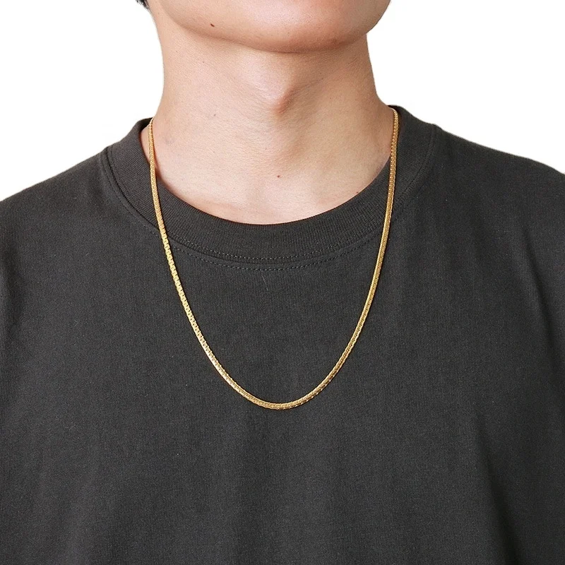 В стиле «хип-хоп» кубинский панцирного плетения Мужская Майами из нержавеющей стали, покрытой 18k позолоченное ожерелье-цепочка с крупными звеньями кубинской цепочка кубинская цепь для мужчин