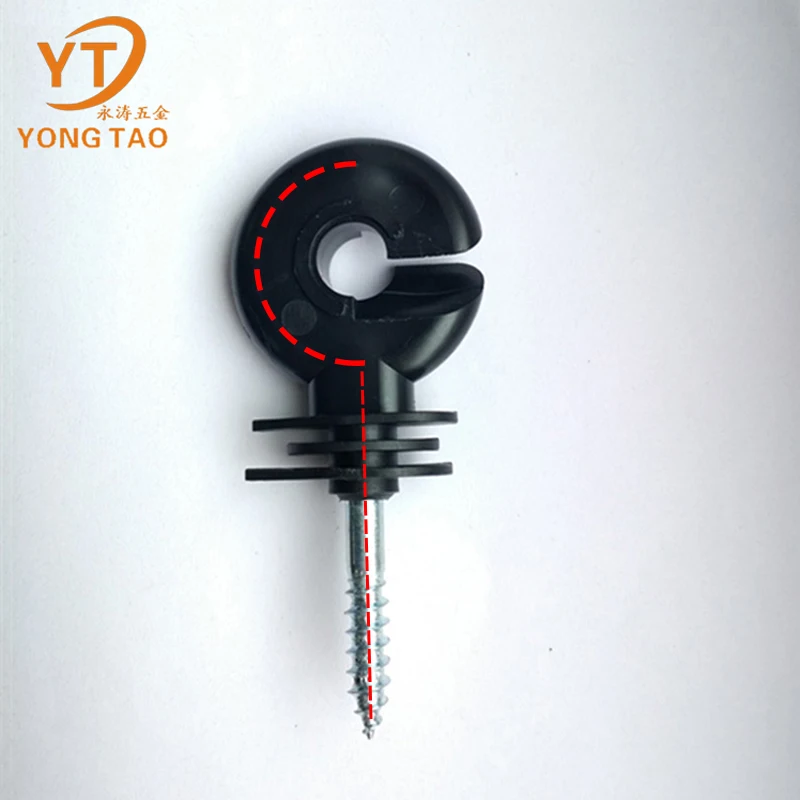 Porcelain Ceramic Ring Post Electric Fence Insulator