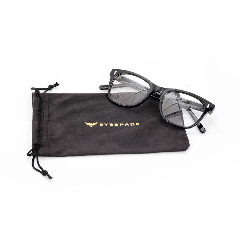 Custom Logo Eyeglasses Spectacle Packaging Optical Glasses Frame Box Eyeglasses Pouch Sunglasses Case Set
