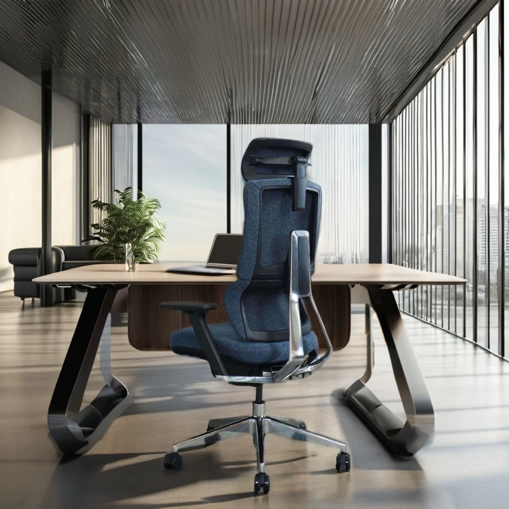 X6 Revolving Arm chair Aluminum Swivel Adjustable Fabric Office Chair Ergonomic Executive Office Chairs Boss CEO