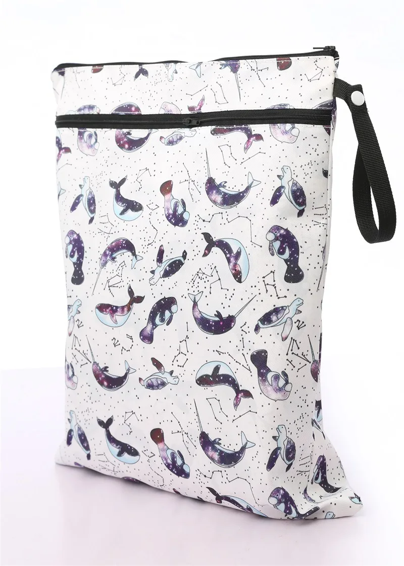 Multi Functional Wear-resistant Waterproof Tpu Material Baby Diaper Wet Dry Bags