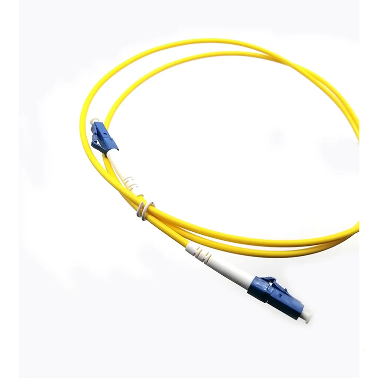 LC/UPC-LC/UPC Fiber Optic Patch cord Simplex SM G652D G657A MM patch cord lc 15m armoured optical patch cord