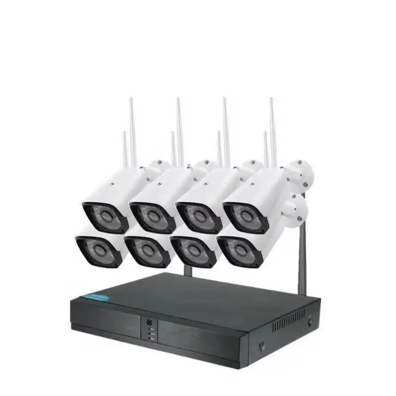  Китай профессиональный производитель крытый и открытый камеры Wifi беспроводной 8CH NVR комплект видеонаблюдения CCTV