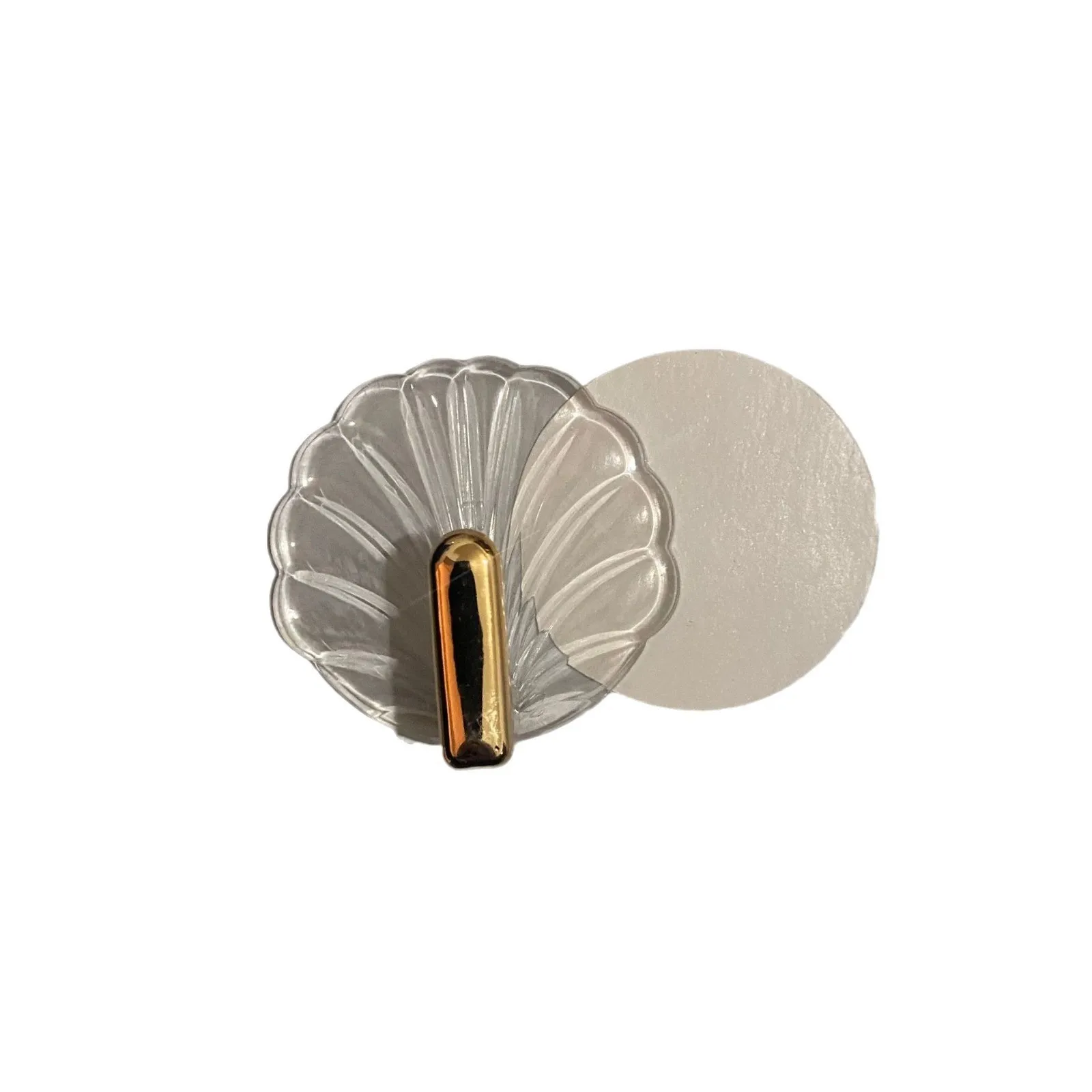 I-0396 Plastic Novelty Wall Hooks Wholesale Flexible Multifunction Transparent sticky hook