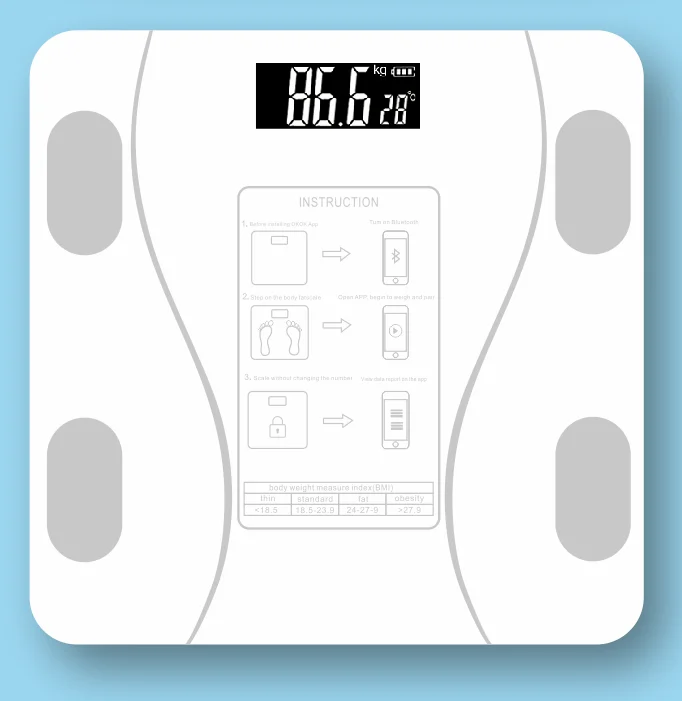 Factory low price Body fat scale intelligent home professional fitness, health and weight loss accurate electronic scale