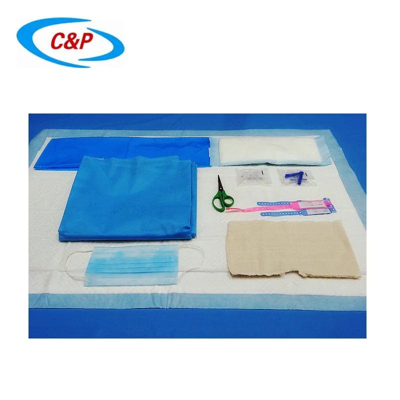 Sterile Hospital Gynecology Drape Pack Kits For Childbirth