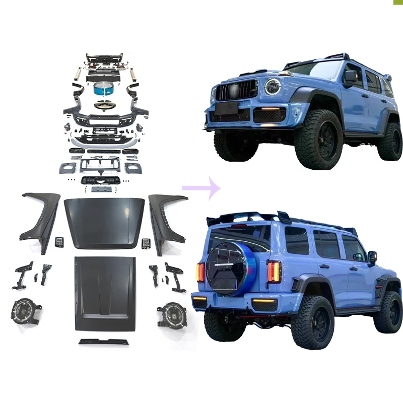 Rocket Car Auto Body Systems for Tank 300 Upgrade W463A Facelift Accessories New Condition Hood Front Bumper Rear Spoiler