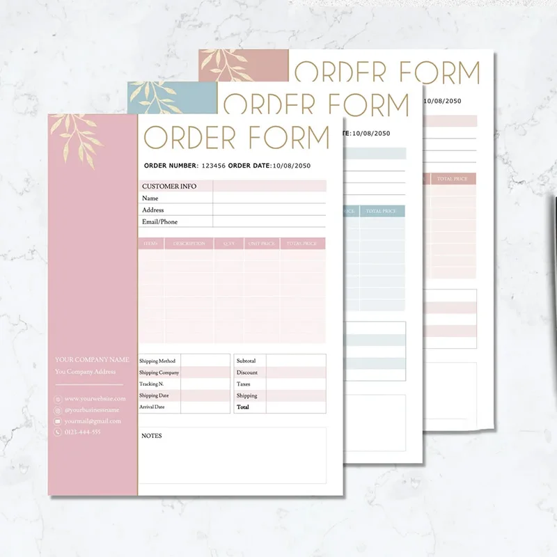 Wholesale Custom Sales Order Book Receipt Invoice Duplicate Carbonless Paper For Commercial Book