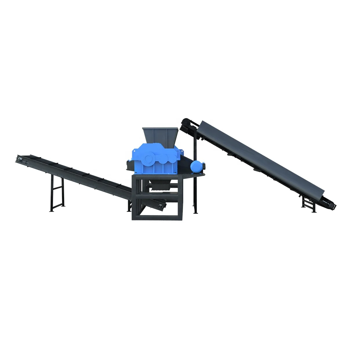 Two-shaft industrial Shredder ATR/S 3000 recycling for processing construction and household waste and other solid waste