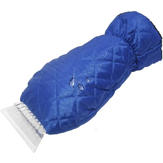 Hot Sales Custom Printing Plastic Window Car Ice Scraper With Mitt
