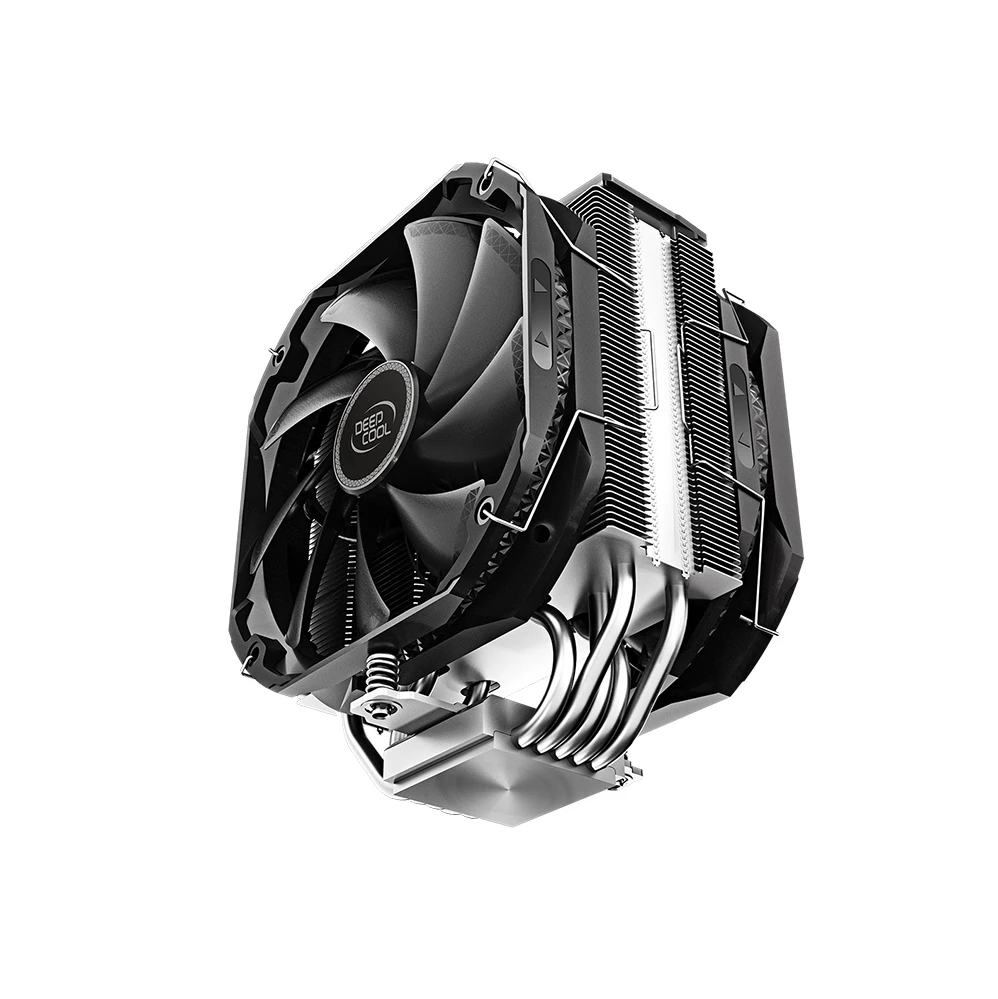 Новый кулер для охлаждения процессора Deepcool AS500 PLUS с RGB подсветкой компьютерный AMD AM4/Intel LGA 1200 1151 1155