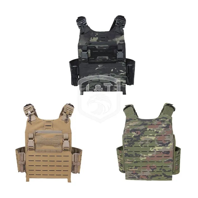 Plate Carrier Laser Cut Tactical Training Vest Protection Safety Camouflage Tactical Vests