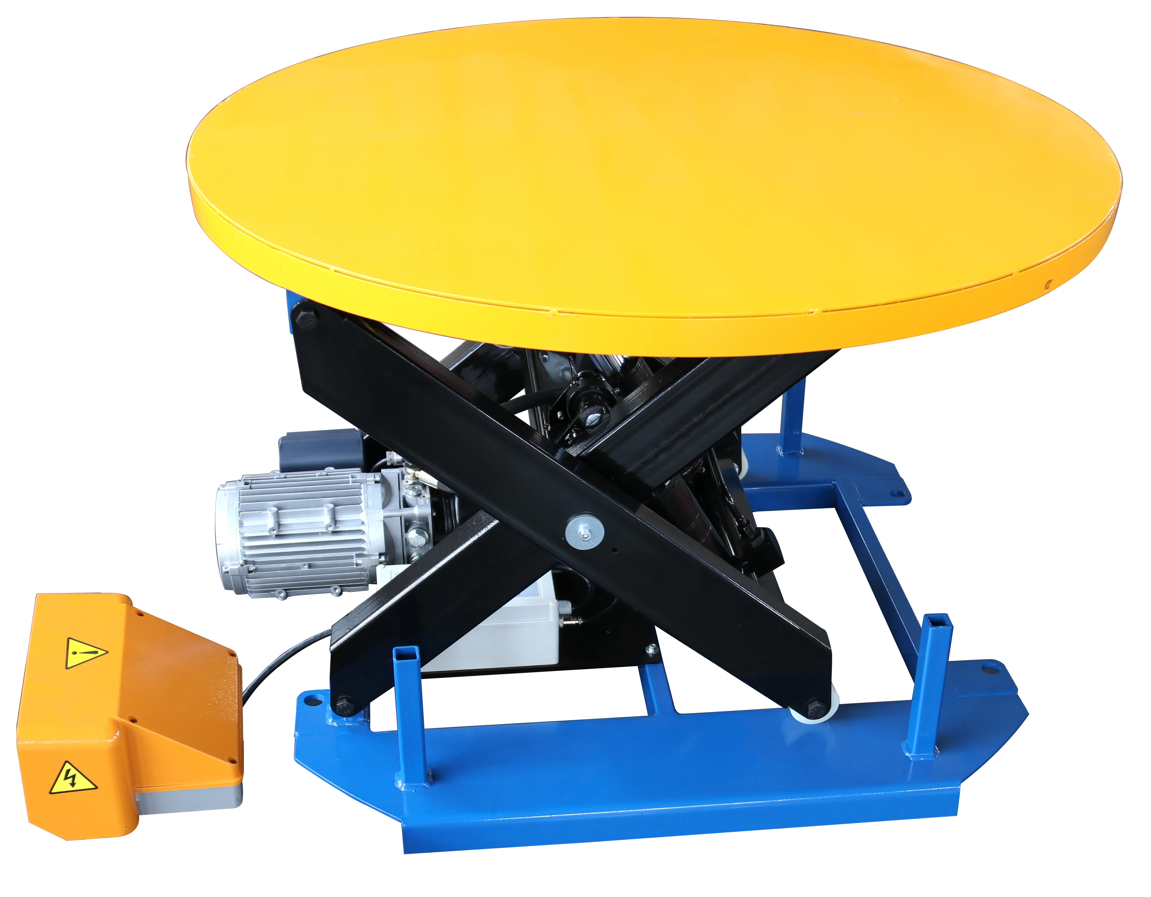 HRL1000 Stationary lift table with carousel turntable