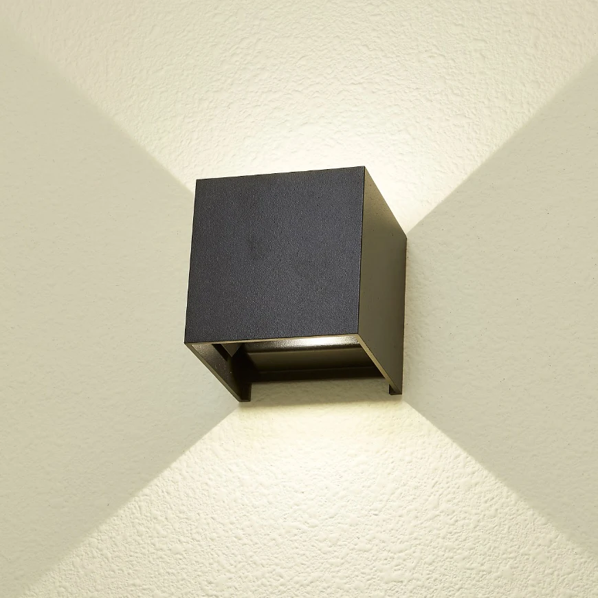 Outdoor Modern Beam Angle Ajustable Cubic IP65 Aluminum LED Wall Luminaire and LED Wall Scone
