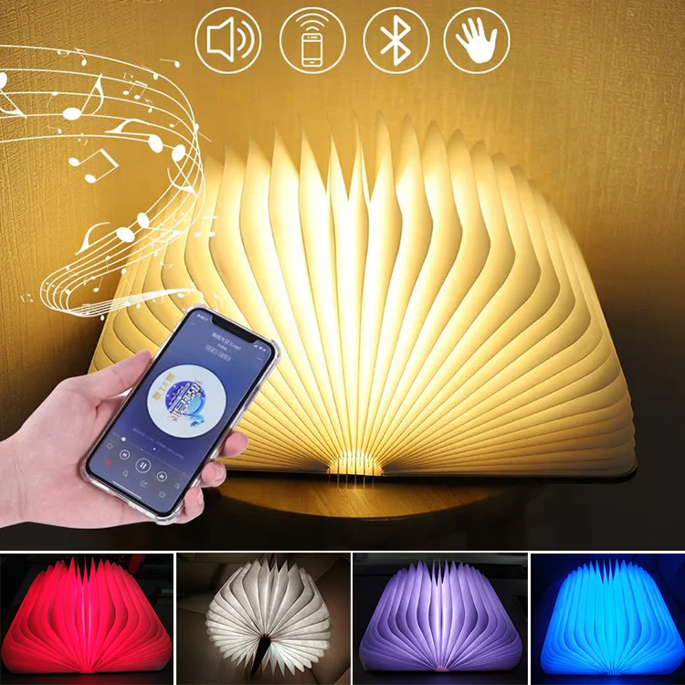 
Variable shape LED book lamp folding book shape desk lamp small night light book reading light 