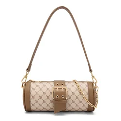 Hot Sale Shoulder Bag Retro Luxury Monogram Design Messenger Women Casual Bowling Bag