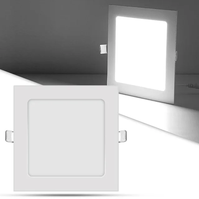 Custom Slim White Round Ceiling Panel Light Led 9w 2700k Recessed Led Panel Light