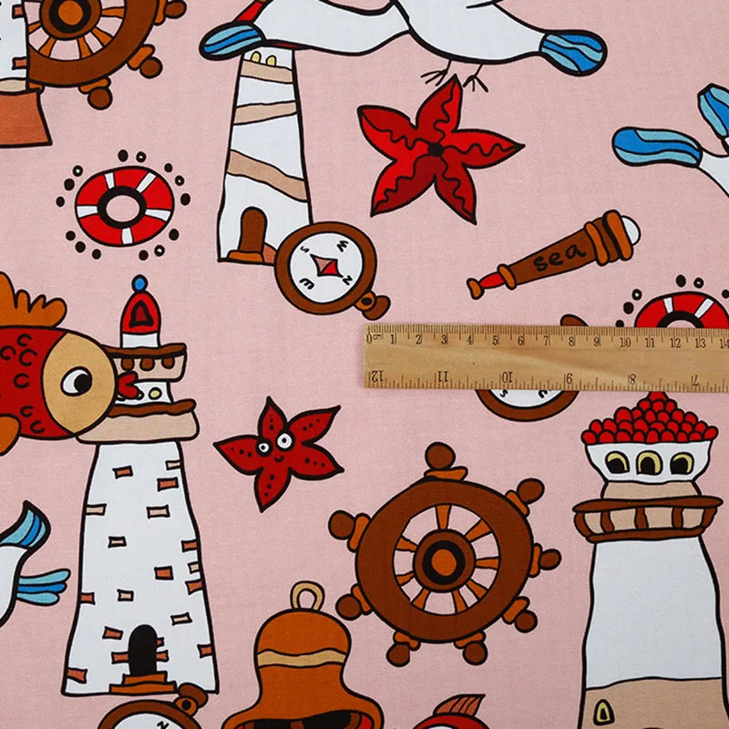 OEM ODM Custom Design Your Own Digital Print Colorful Cotton Spandex Blend Fabric Printed For Clothing