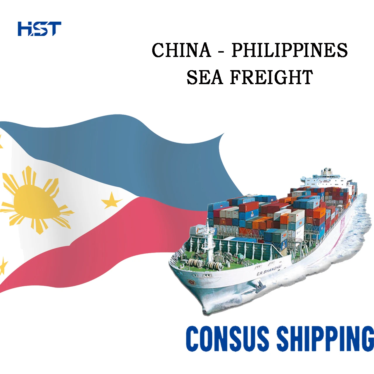 Shenzhen Forwarder Door To Door Sea Freight From China Container Price To Philippines Shipping