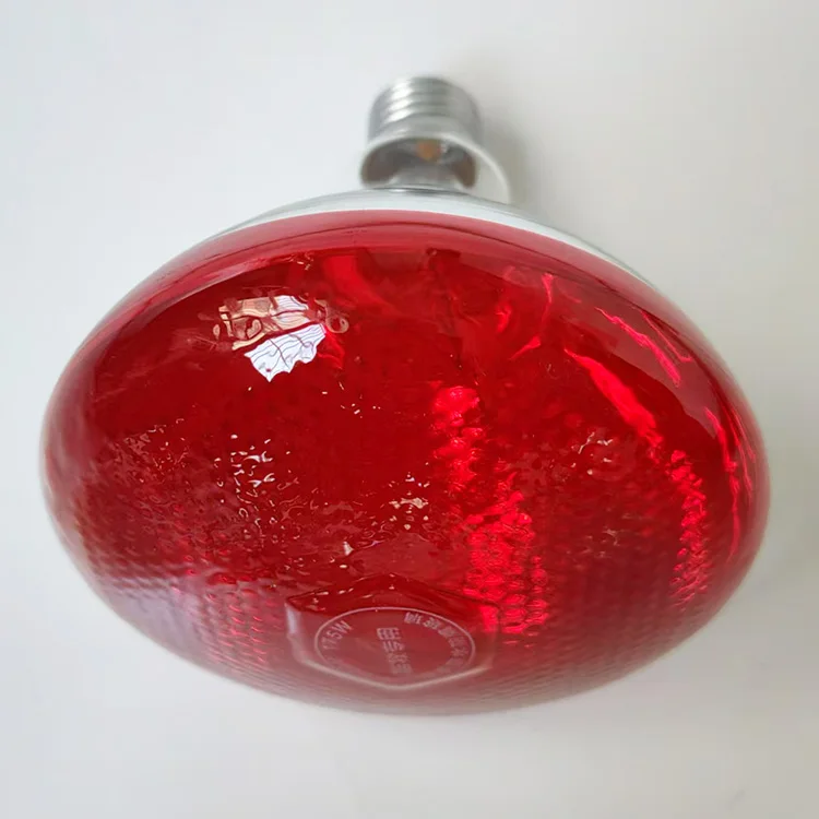 Glass Heat Lamp  bulb for Animal Husbandry for Poultry Farm  Livestock heater