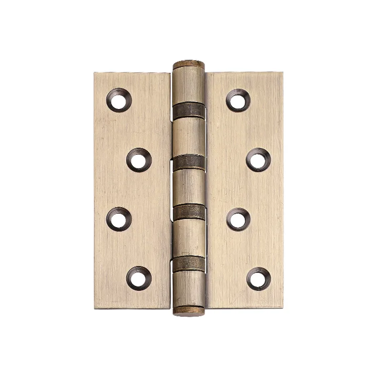 High quality 4 Inch standard thickness Popular Flat Ball Bearing Stainless Steel door hinge