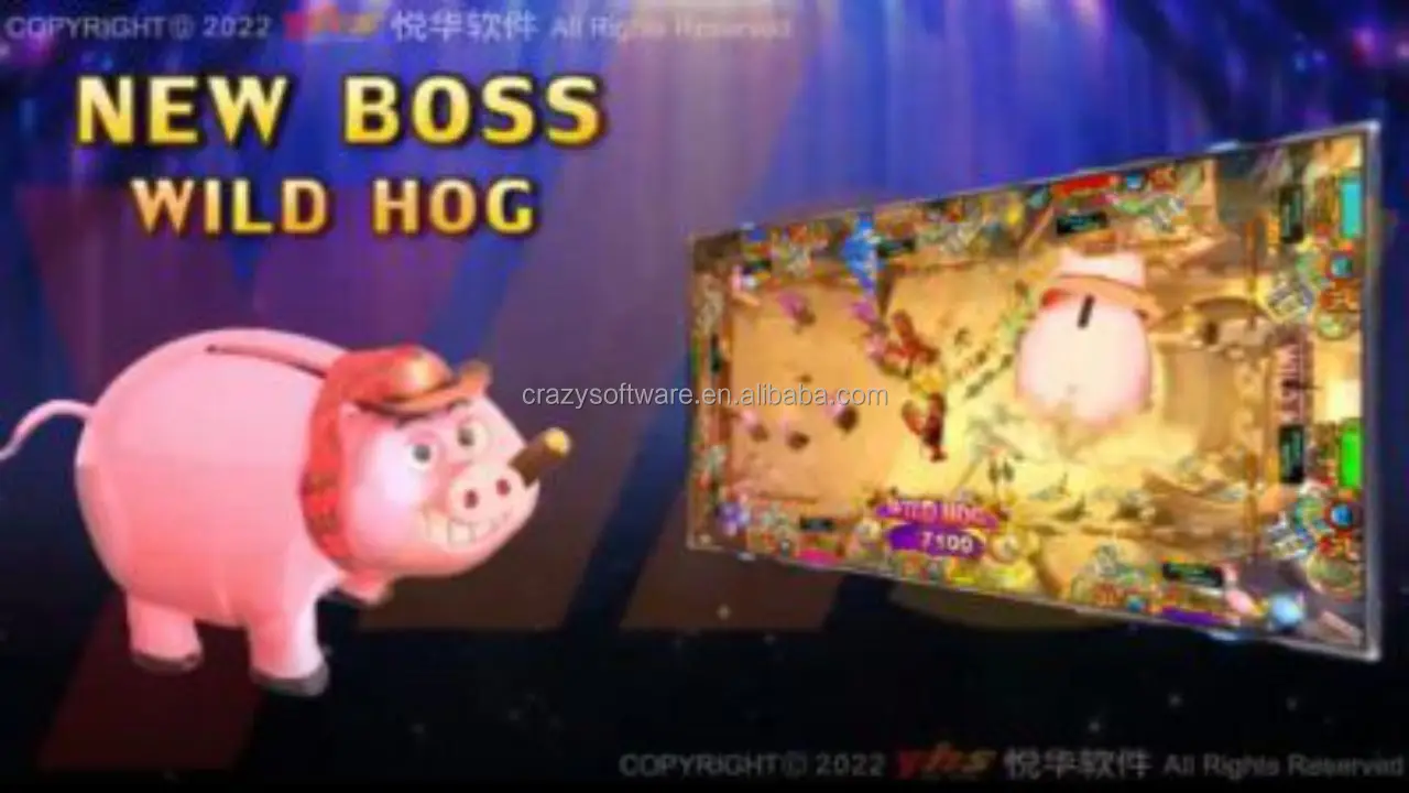 Newest Indoor Amusement 100 Inch Multi 10 Player Arcade Game Table Fish Machine Cabinet Ocean King 3 Plus Circus