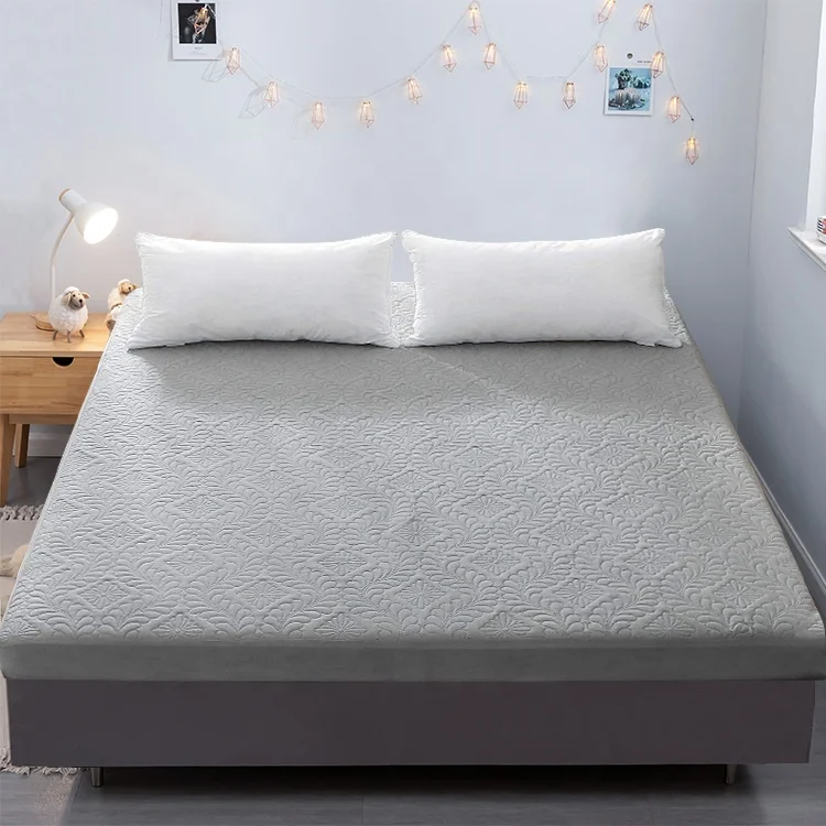  Наволочки для двуспальной кровати Квин Водонепроницаемая простыня стеганый матрац протектор