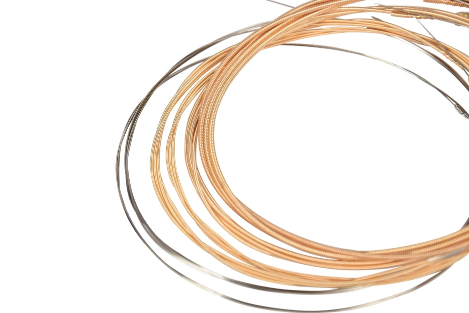 musical instrument  010 011 012 brass acoustic guitar strings 8 manufacturer custom guitar string pack