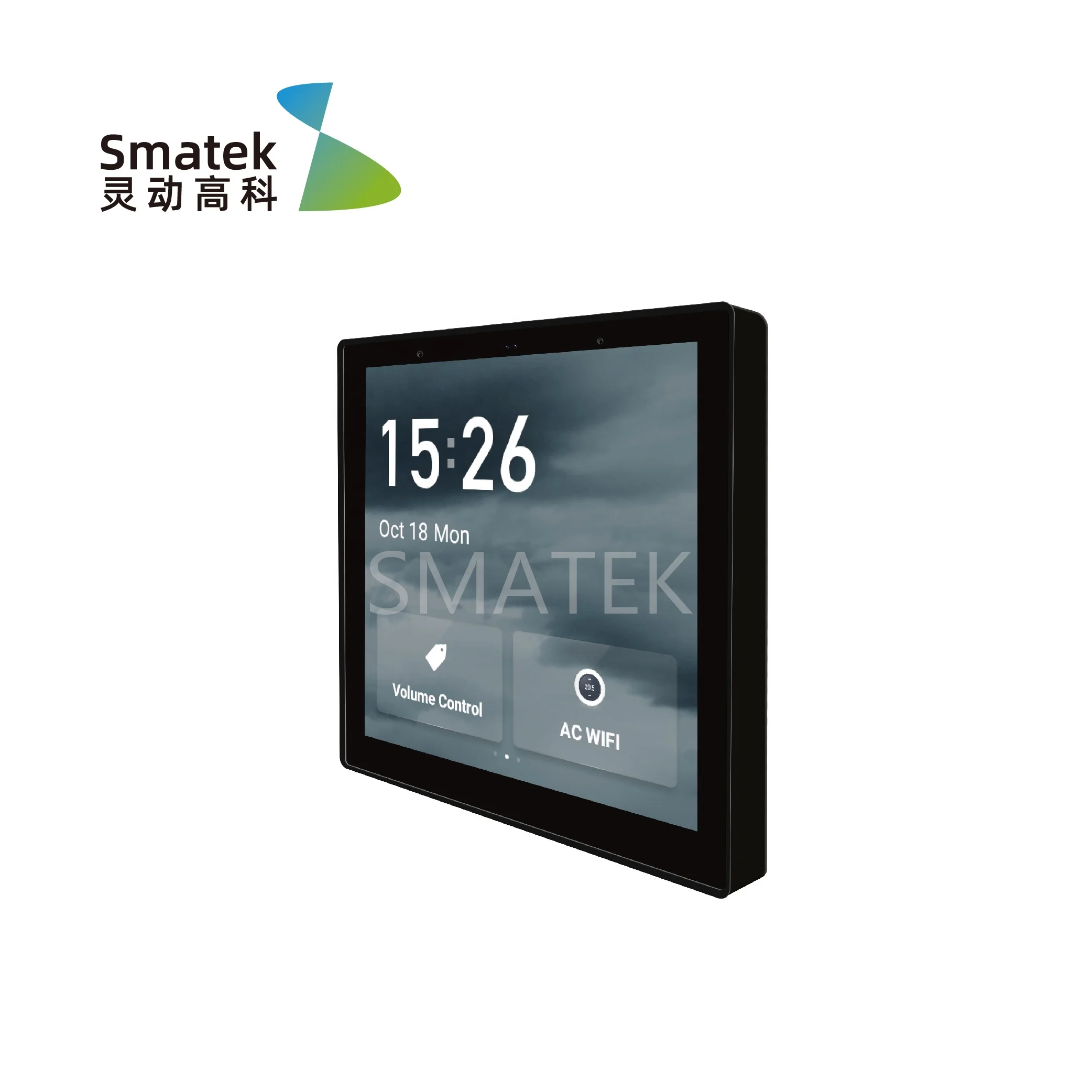 In-Wall Central Lighting Control Touch Panel Kit with Zigbee Hub Gateway for Wireless Light Switch