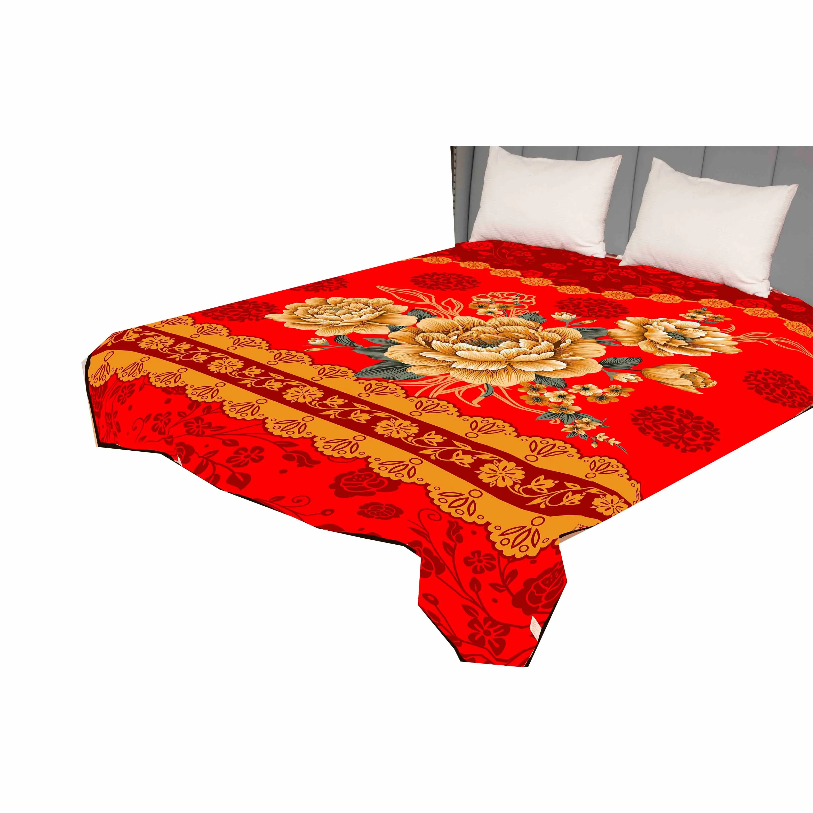 Полиэфирное одеяло с цветочным узором