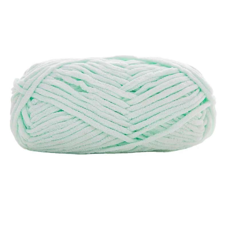 Polyester Baby Chenille Velvet Yarn Wholesale Baby Soft Yarn