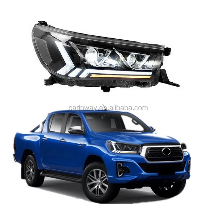  Автомобильная светодиодная фара в сборе для Lexus 570 Hilux Revo Rocco 2015 -