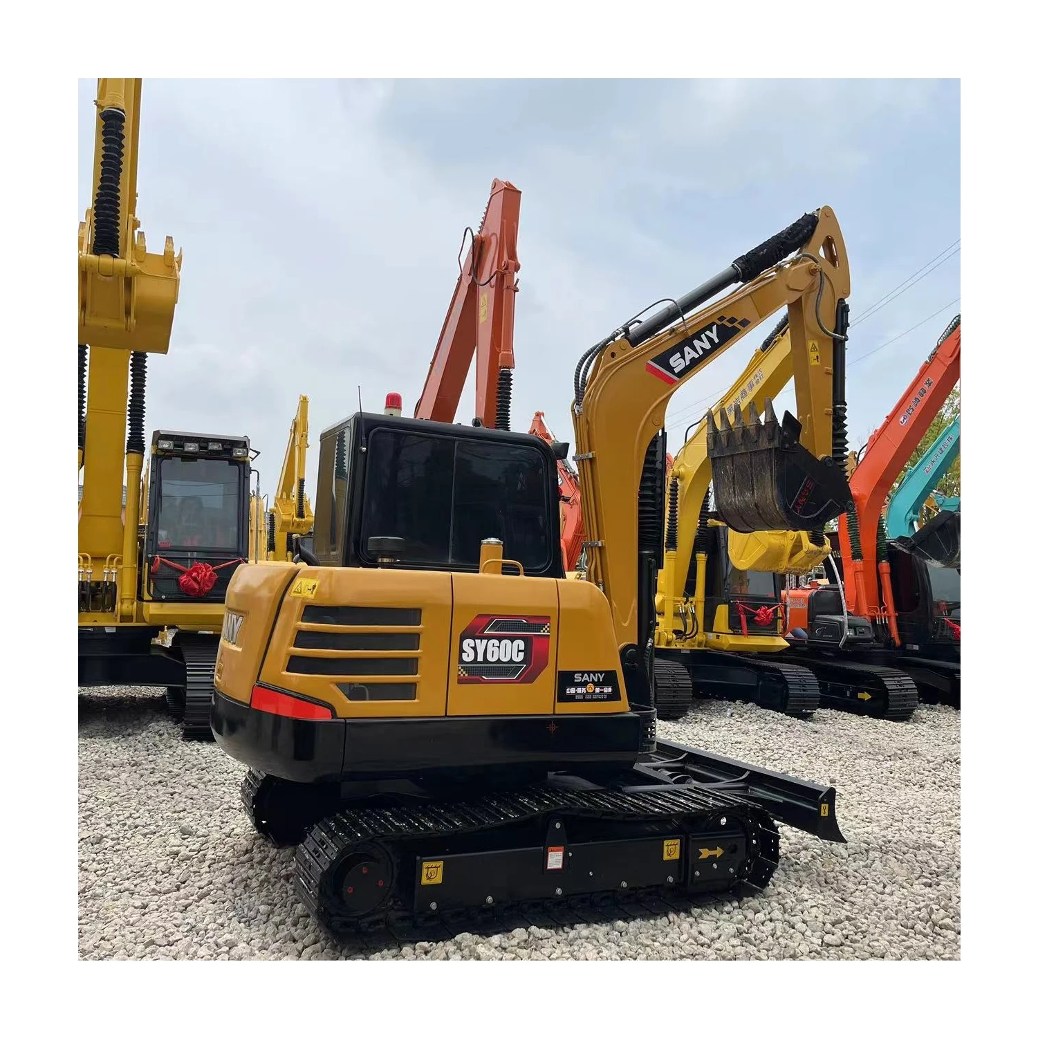 Экскаватор Sany гидравлический Sy60 Sy60c Pro Sy60c-10 Sy60c-9 Sy60-9 подержанный экскаватор по низкой цене