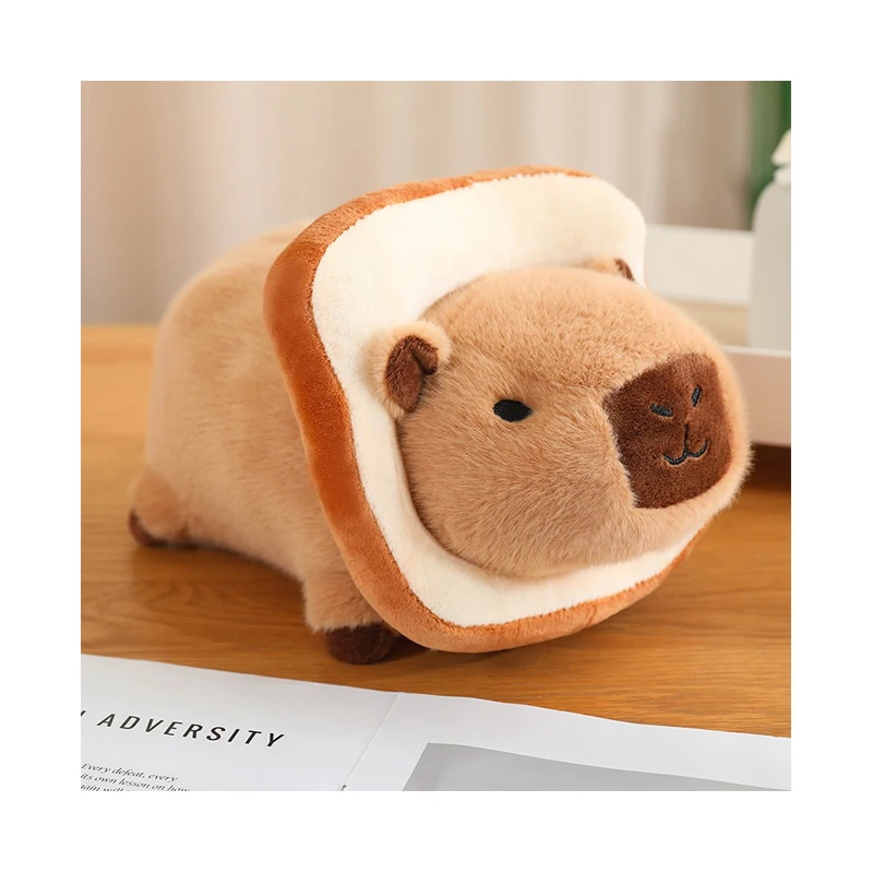 Hot Selling Capybara With Headgear Soft Doll Water Guinea Pig Plush Toy Cute Fat Capybara Plush Toy