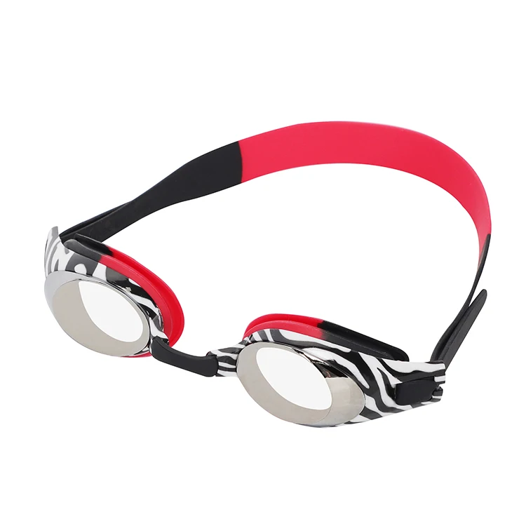
2020 combining colors in one piece design style 100% silicone anti-fog adult swimming goggles teenager 