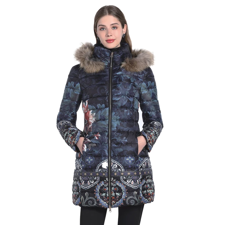 
New Fashion Bubble Coats Women Ladies Winter and Autumn Parka Coat Womens Loose Puffer Coat with Fur 