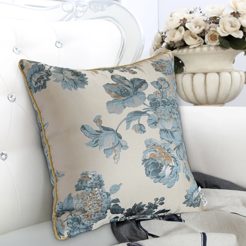 
White Square Pillow Scatter Decorative Garden Outdoor Sofa Cushion 