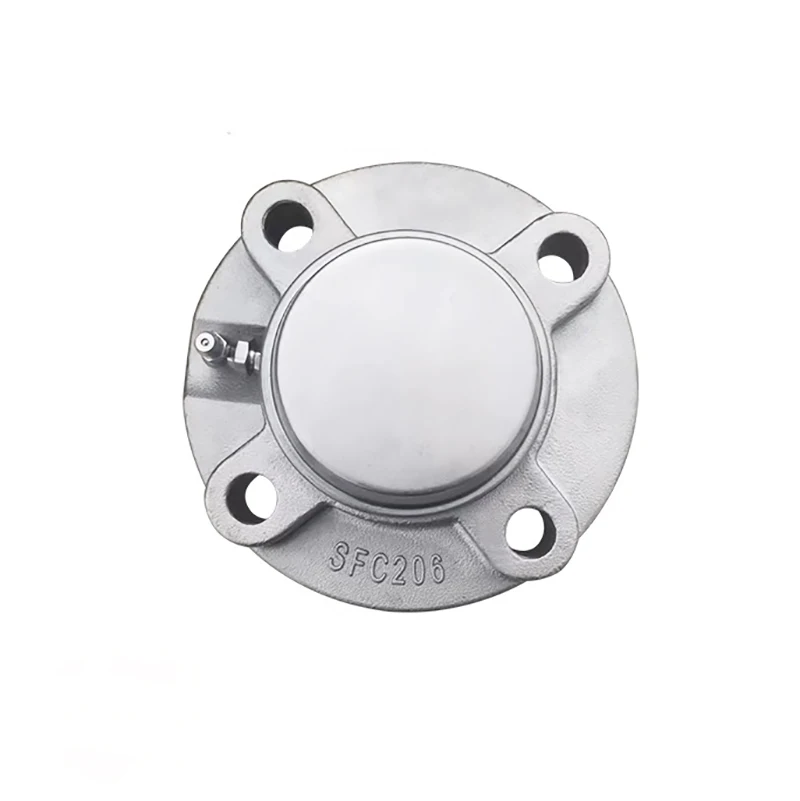 Corrosion-resistant high-temperature resistant stainless steel bearing seat 304 spherical pillow block bearing SUCFC204 206