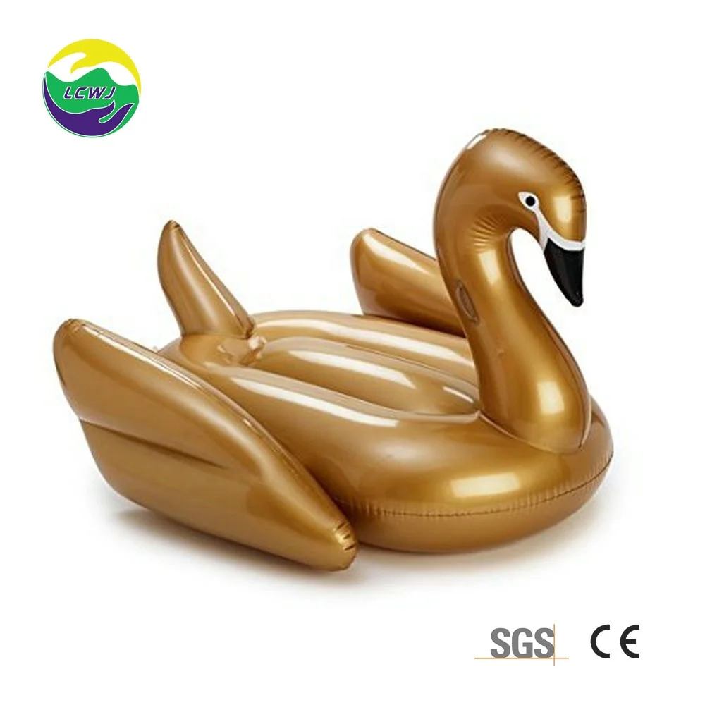 Environmental PVC Swan Toy Inflatable Custom Pool Float Pool Holiday