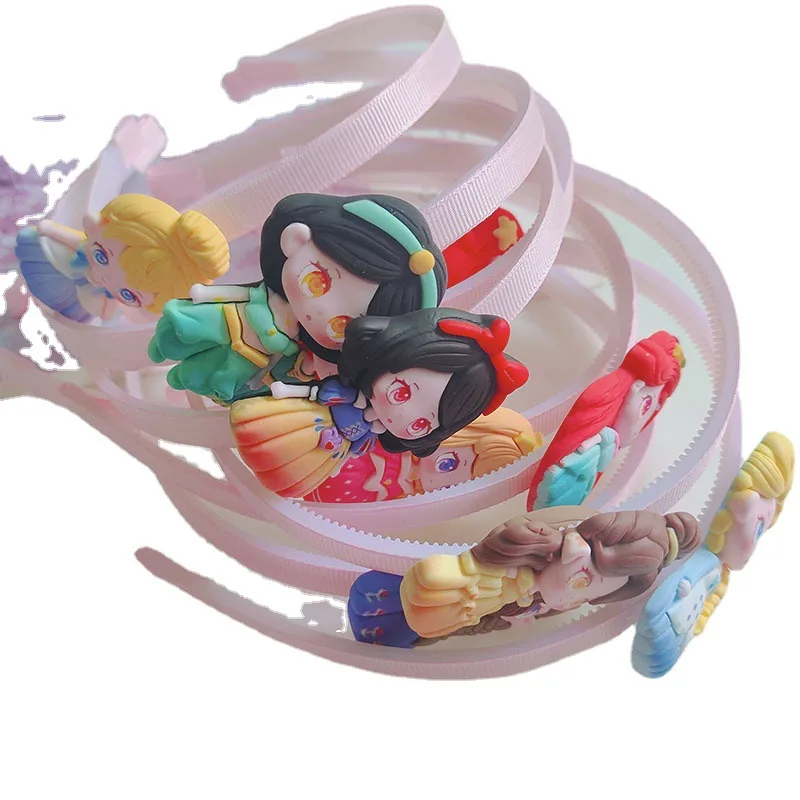 Wholesale Korea Little Girls Shaped Cute Cartoon Princess Hair Hoop Hair Accessories Headband For Baby Children