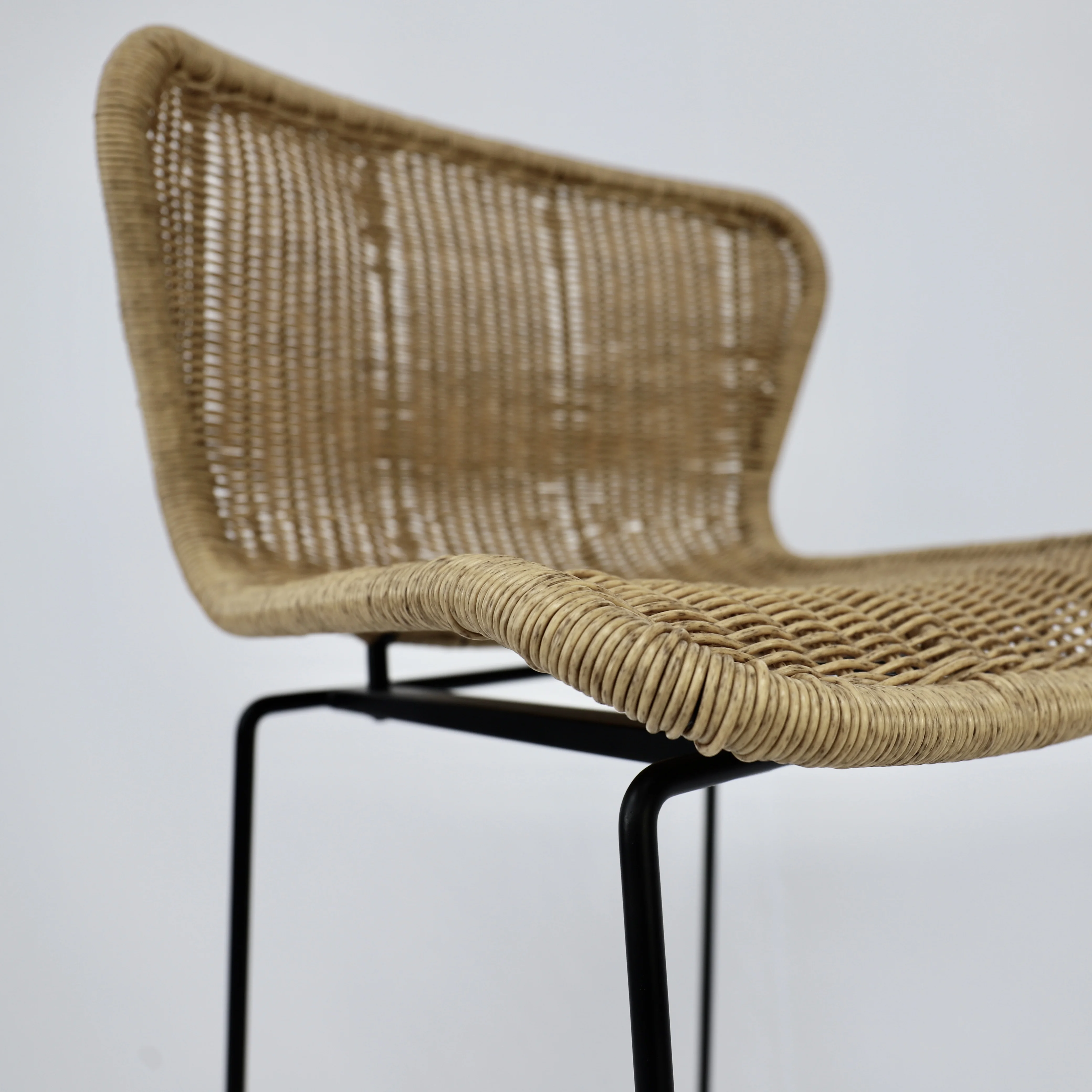 MCI Hot Sale Outdoor Garden Wicker Rattan Dining Lounge Stool Chair For Sale