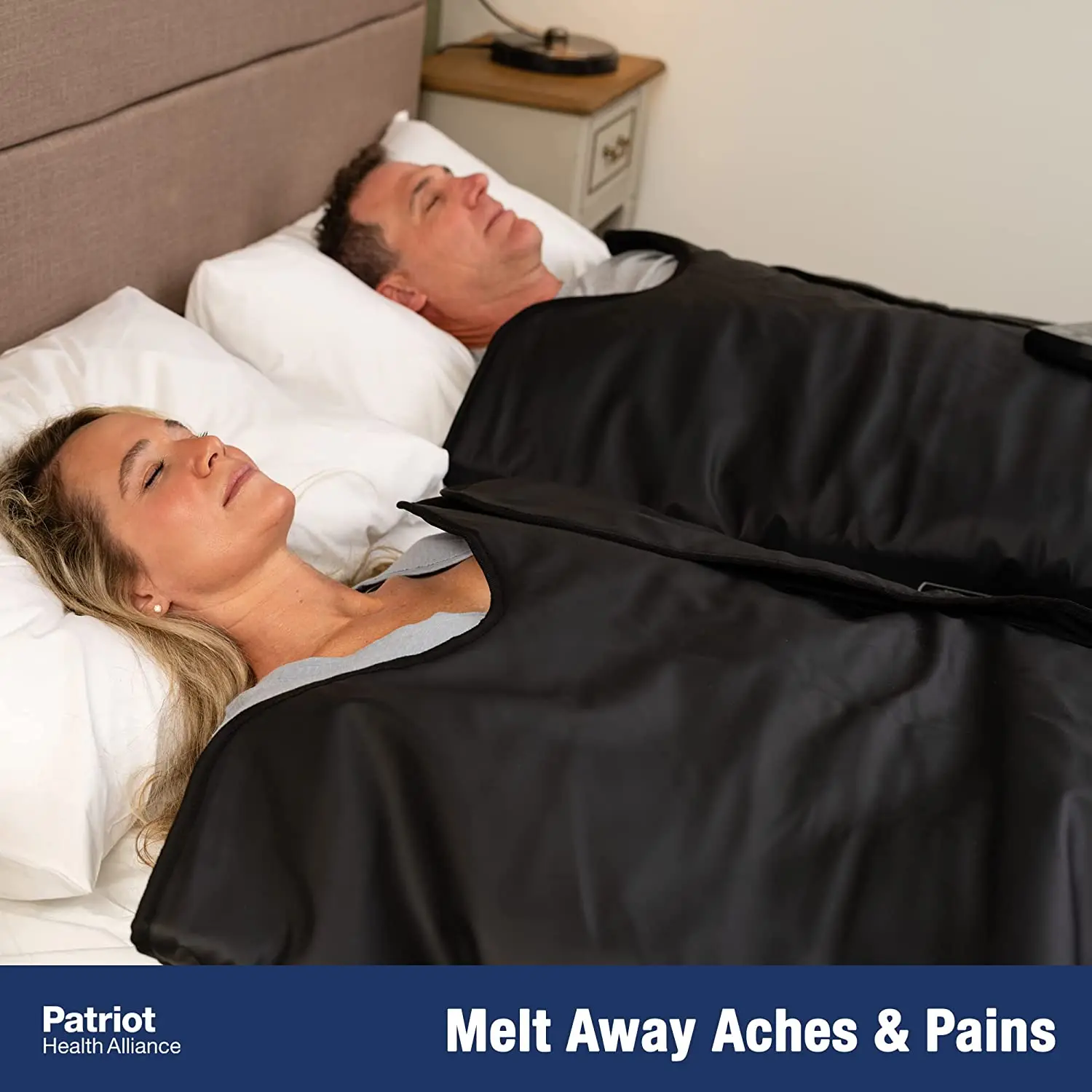 Far Infrared Sauna Blanket Red Light Therapy Device Weight Loss Body Desktop CE Rubber Home Upgraded Portable 6 Ft X 3 Ft Black