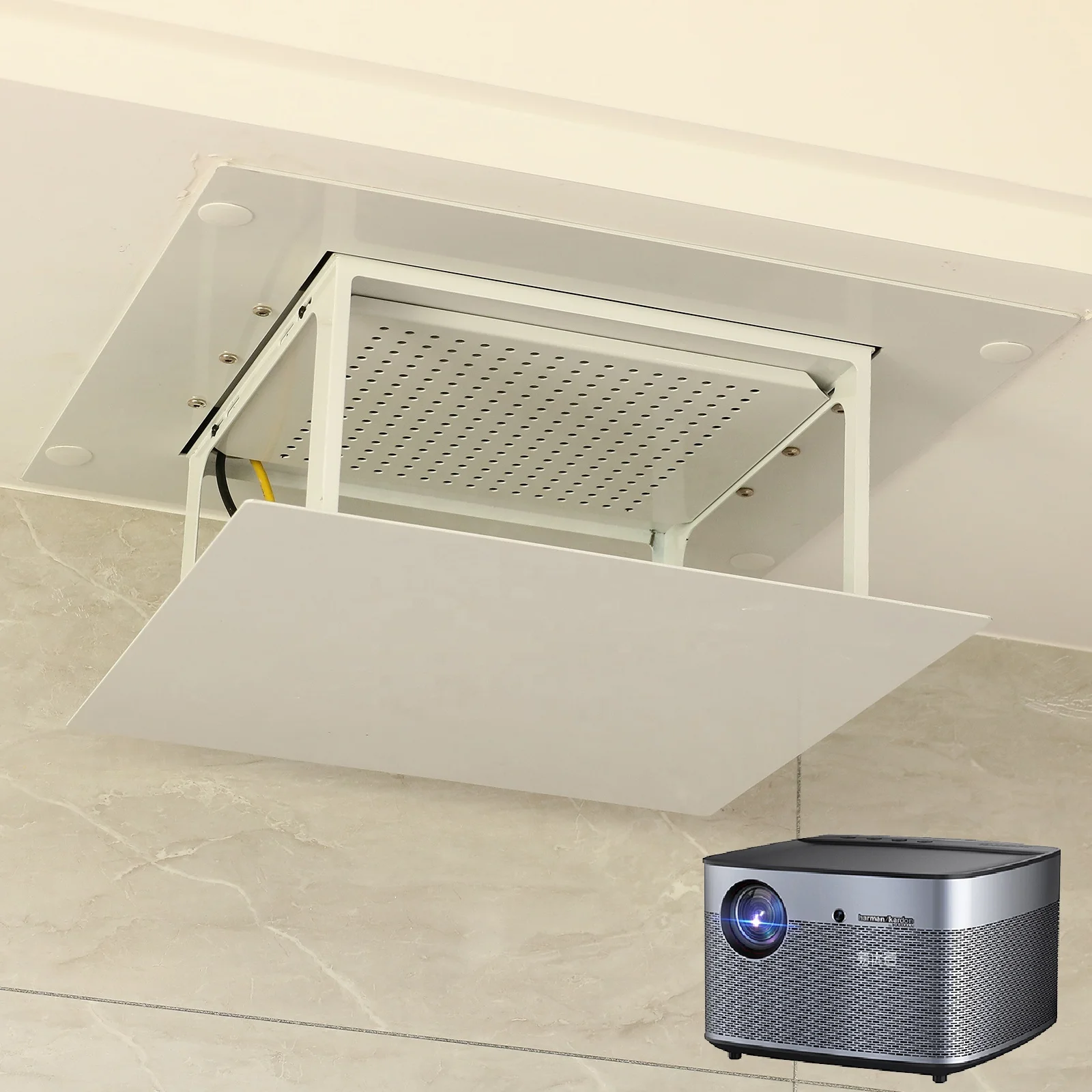 Projector lift from ceiling motorized projector ceiling mount ceiling automatic hidden projector lift motorized for box design