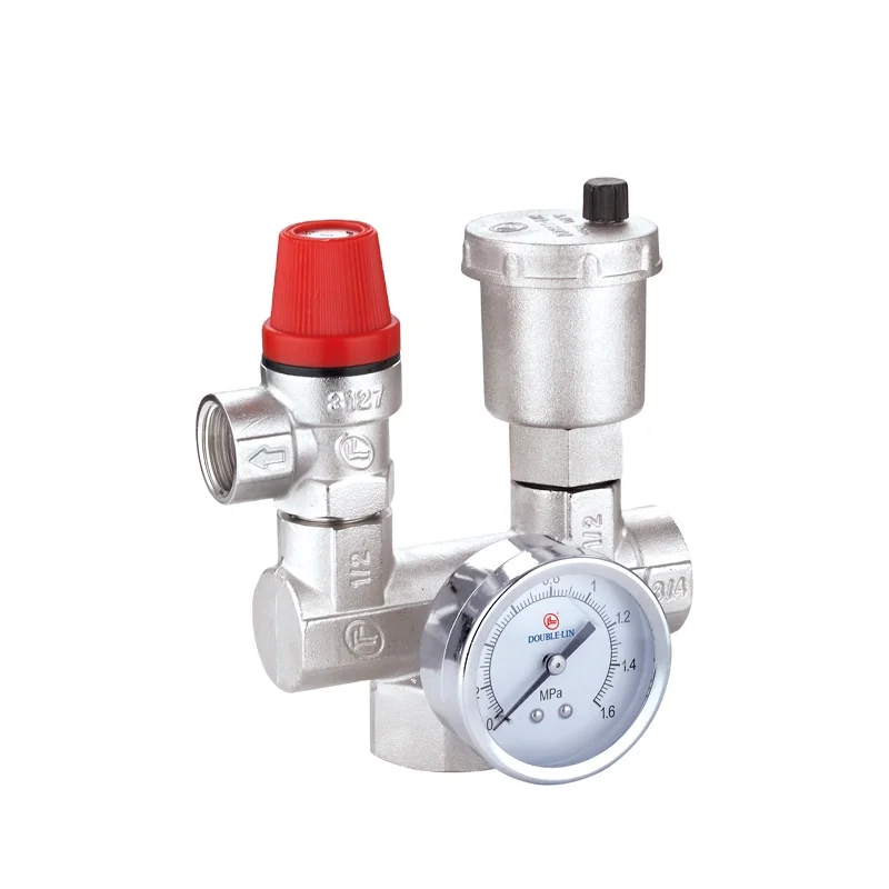 F1  16bar Compact Boiler Safety Unit For Brass Manifolds