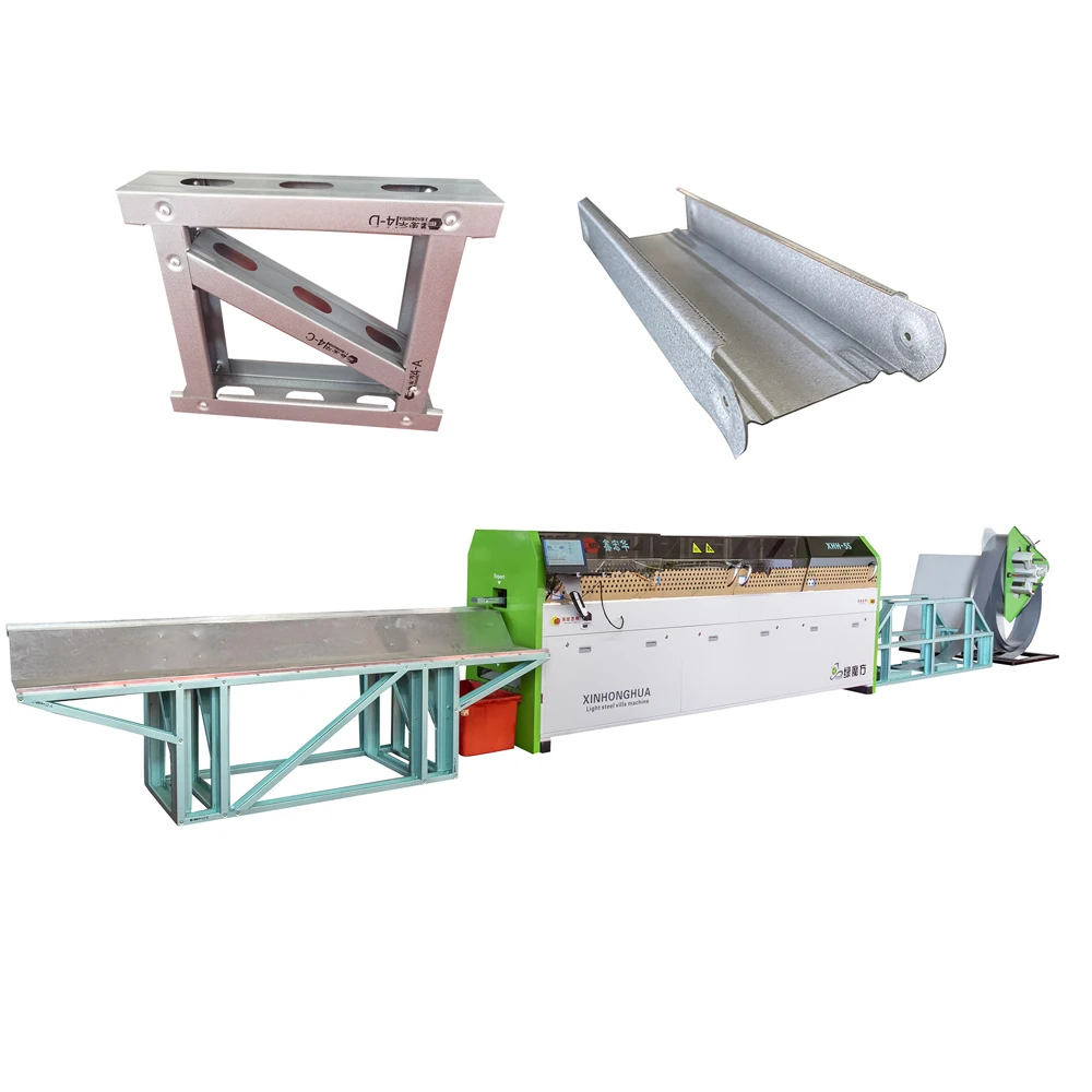 Pre Built Metal Buildings Prefab Steel Frame Homes Construction Frame CAD Machine