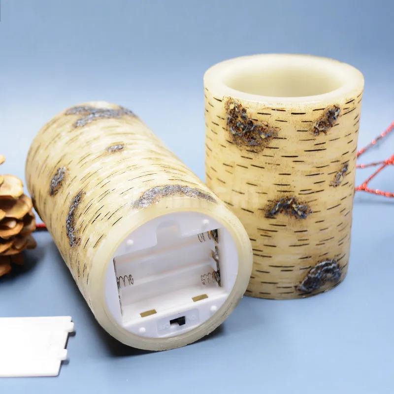 LED Battery Operated Moving Flame Wick Candle with Remote Patent Products for Home Decorative Use for Halloween