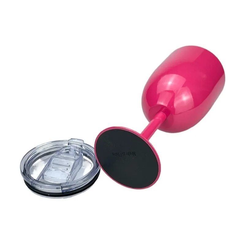 10oz stainless steel vacuum insulate keep wine cold red wine champagne cup goblet wine tumbler